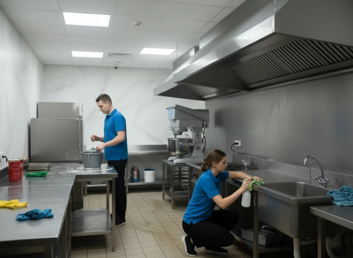 نظافة المطبخ ومنطقة الطعام